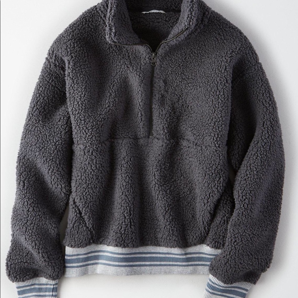 American Eagle Sherpa Quarter Zip